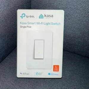 Kasa Smart Wi-Fi Light Switch Single Pole White